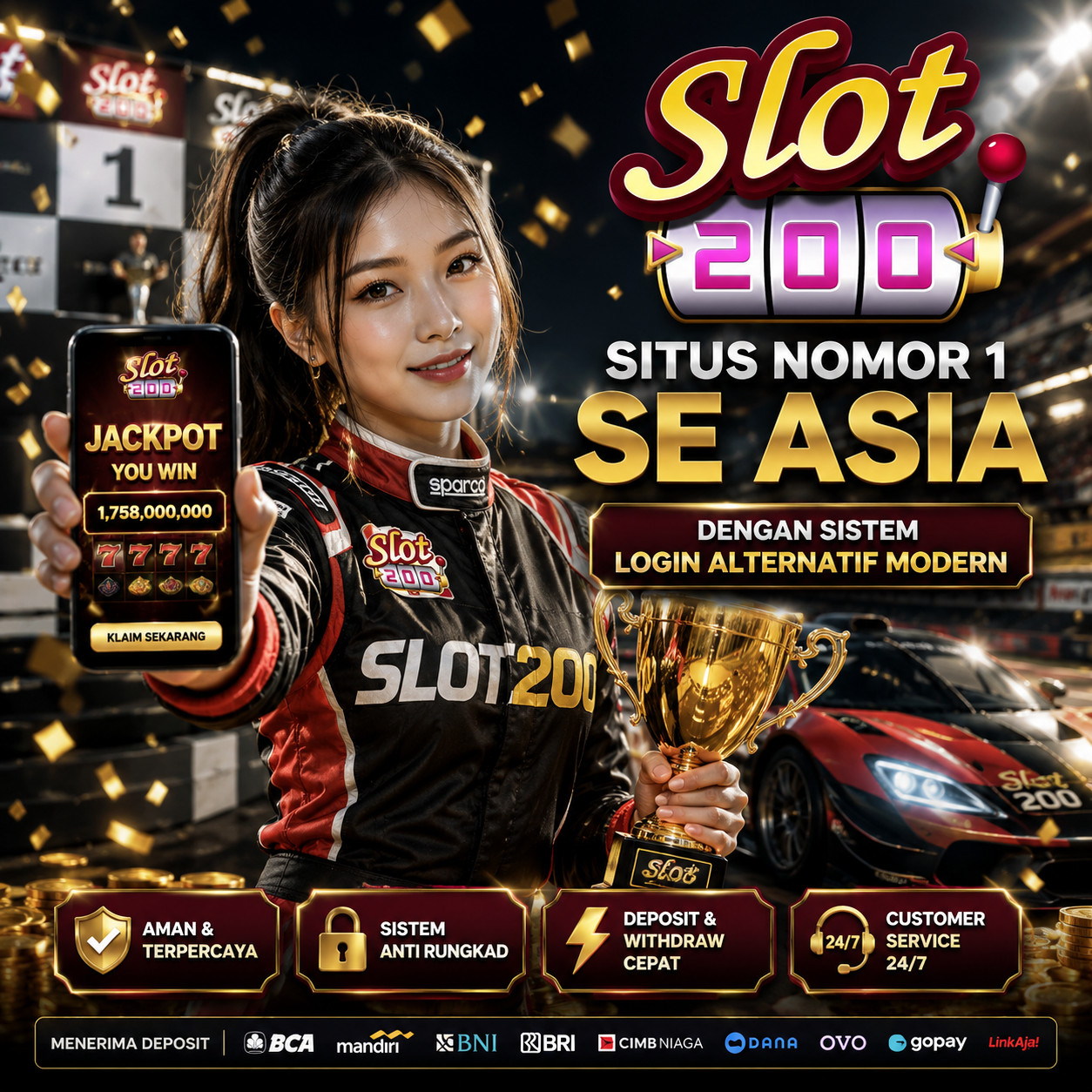 SLOT200 Situs Nomor 1 Se Asia dengan Sistem Login Alternatif Modern